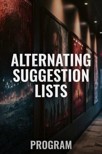 Alternating suggestion lists