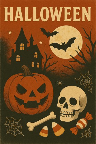 Family Halloween poster