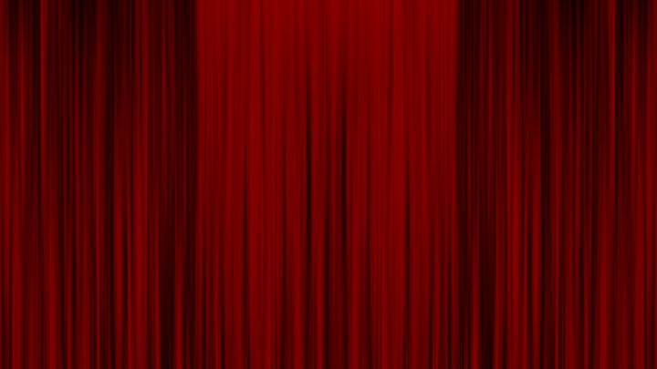 Curtain red, cinema