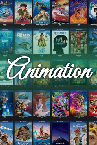 Children's Animated Movies (From 1950 to Today) poster