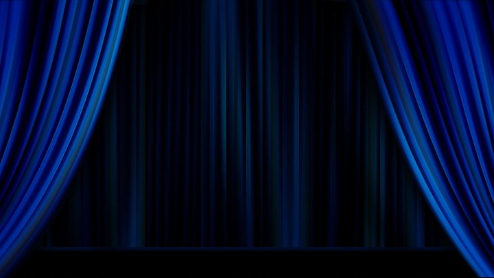 Curtain Blue Cinema