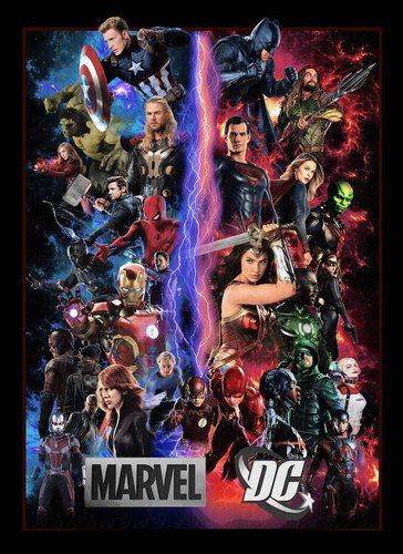 Marvel + DC