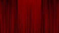 Curtain red, cinema